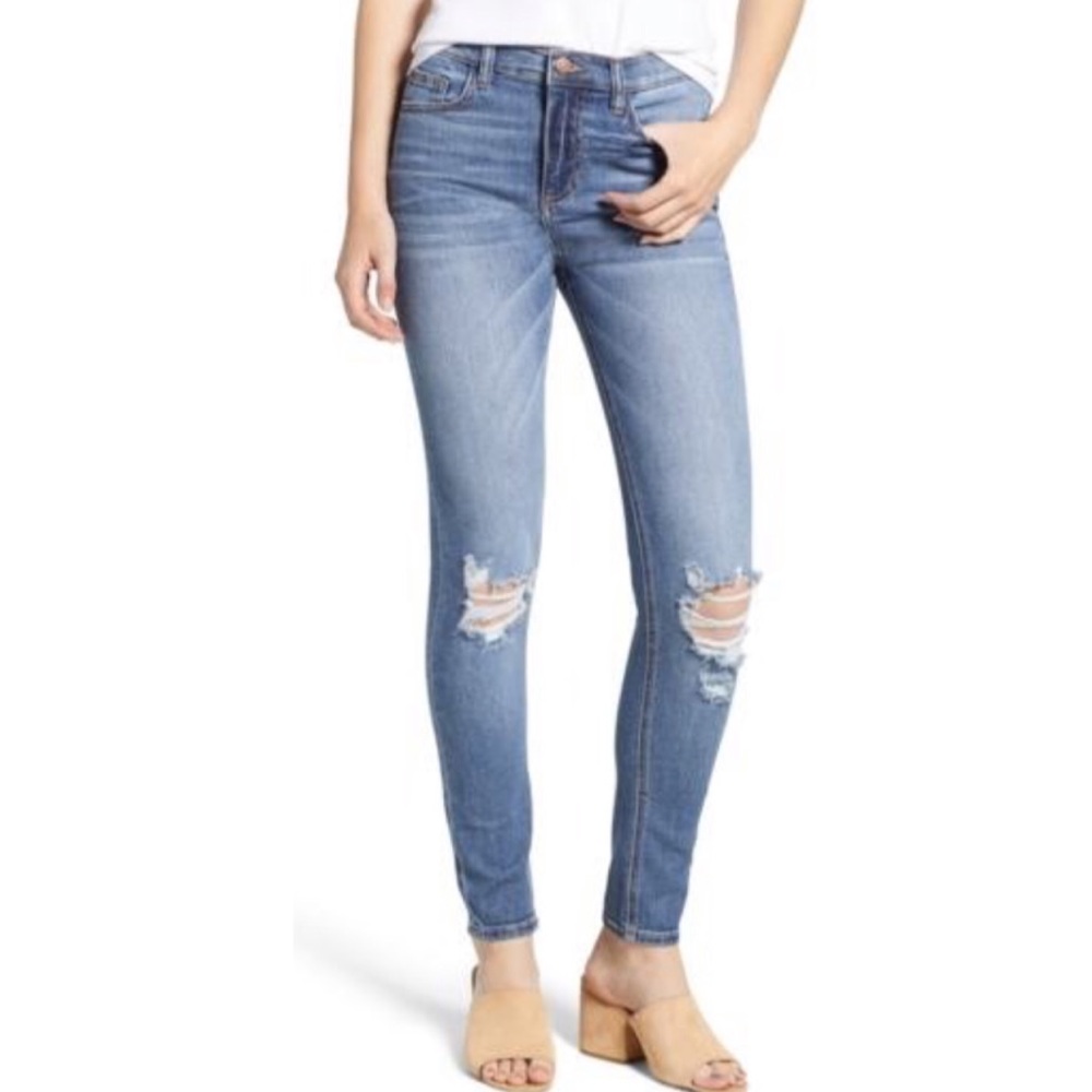 SP Black Ripped Skinny Jeans 28